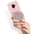 Case for Samsung Galaxy S9, Glittery, pink
