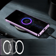 Camera Protection Case for Samsung Galaxy S23 Plus, CamShield MagSafe, transparent / purple
