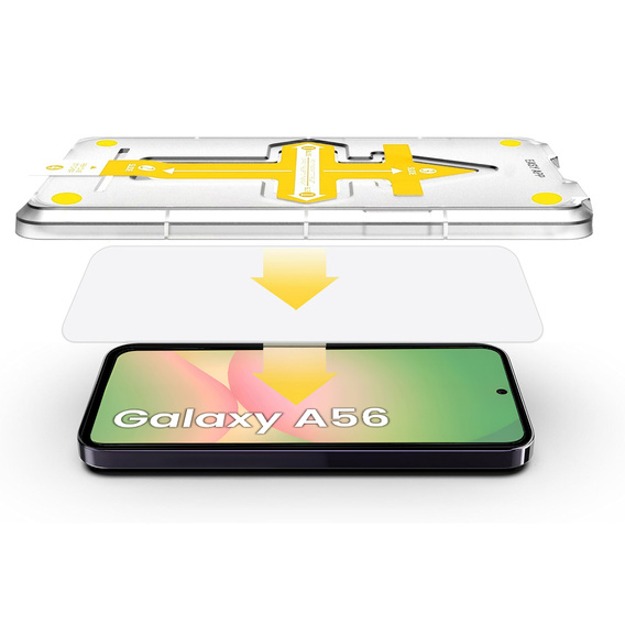 2x Tempered Glass for Samsung Galaxy S25 Edge, ERBORD Easy App Full Screen Protector