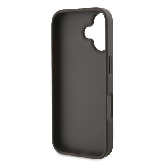 GUESS 4G Big Metal Logo case for iPhone 16