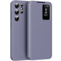 Flip case for Samsung Galaxy S23 Ultra, Smart View Wallet, purple