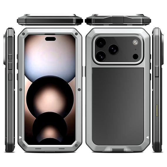 Armoured case with built-in tempered glass for iPhone 17 Pro Max