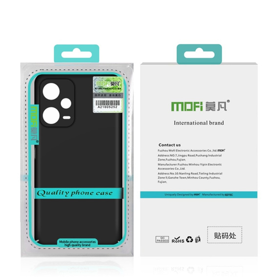 MOFI Slim Case for Xiaomi Redmi Note 12 Pro+ 5G, black