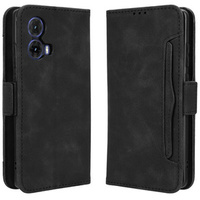 Flip case for Motorola Moto G85, Card Slot, black
