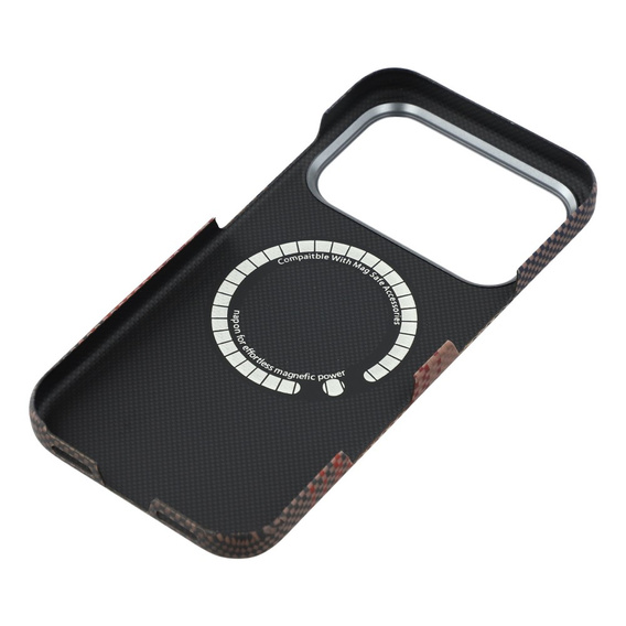 Case for iPhone 17 Pro, Aramid Fiber, for MagSafe, thin and lightweight, yellow