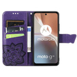 Flip case for Motorola Moto G32, Butterfly, purple