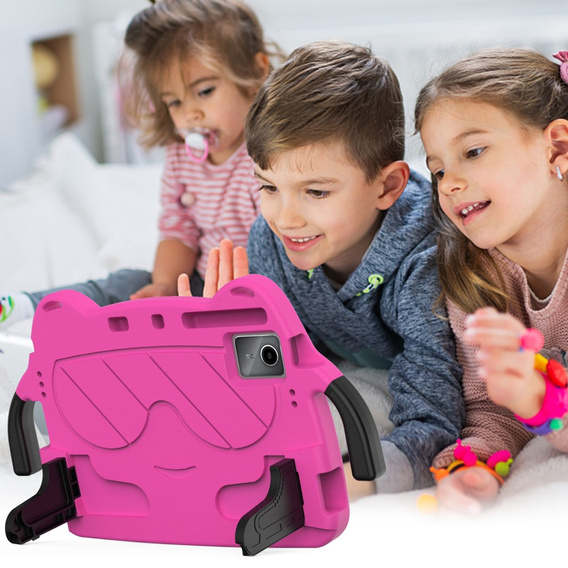 Children's case for Xiaomi Redmi Pad SE 11" / Huawei MatePad 11 2021 / DOOGEE T30 Pro / Lenovo Tab M11, pink