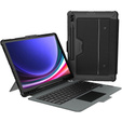 Case + keyboard Galaxy Tab S9+, NILLKIN Bumper Pen Slot, black