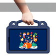 Children's case for Xiaomi Redmi Pad SE 8.7", Cute Patterns, with stand, dark blue