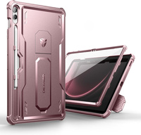 Armored case for Galaxy Tab S9 FE+ Plus 12.4, Dexnor Full Body, pink
