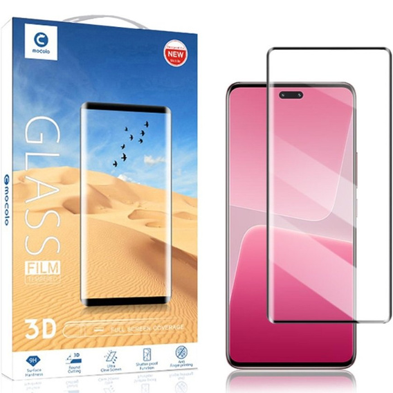 Mocolo Full Glue Tempered Glass for Xiaomi 13 Lite, black frame