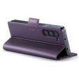 CASEME flip case for Samsung Galaxy Z Fold6 5G, Litchi Wallet, purple