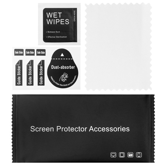 2x Tempered Glass for iPhone 16 Pro, ERBORD Easy App Full Screen Protector