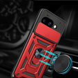 Case for Google Pixel 9A, CamShield Slide, red