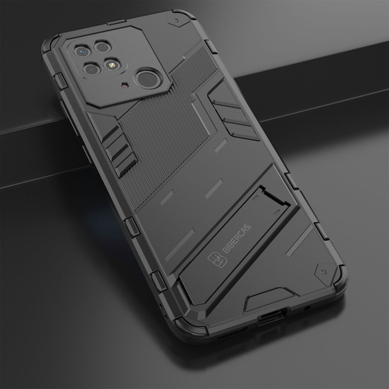Case for Xiaomi Redmi 10C, Military kickstand, blue