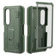 Armored case for Samsung Galaxy Z Fold 4 5G, Dexnor Full Body S-Pen Slot, green