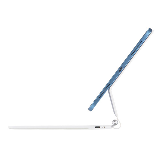 Keyboard Case for iPad 10.9" 2022 (10 gen.), Magnetic Keyboard Touchpad, white