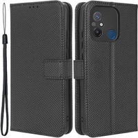 Flip case for Xiaomi Redmi 12C, Wallet, Smart Magnet, black