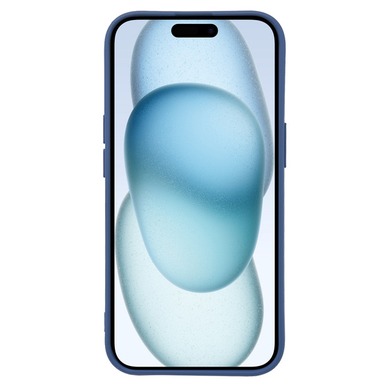 Case for iPhone 15 Plus, Silicone Lite, dark blue