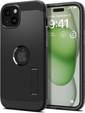 Spigen case for iPhone 15, Tough Armor Mag MagSafe, black + 9H Tempered Glass