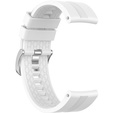 22mm Silicone strap with buckle for Huawei Watch GT / Watch GT2 - White
