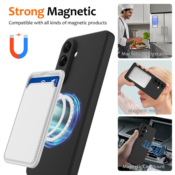 Silicone Lite Case for MagSafe for Samsung Galaxy A57 5G, black