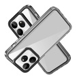 Case for Realme GT 6 / 6T, Fusion Hybrid, transparent / black