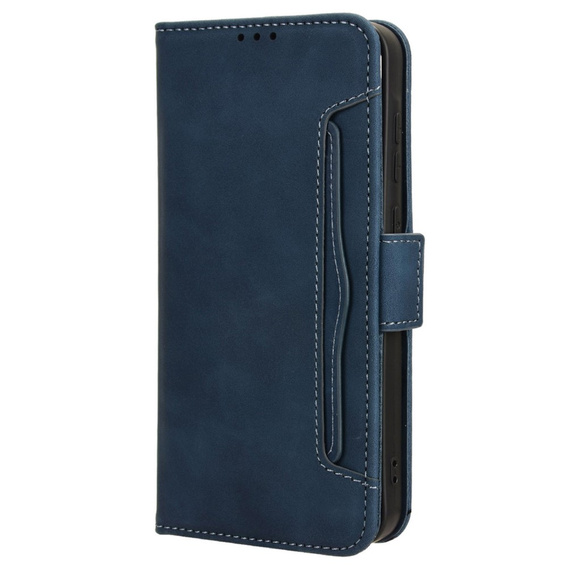 Flip case for Samsung Galaxy A55 5G, Card Slot, blue