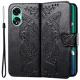 Flip case for Oppo A78 4G, Butterfly, black