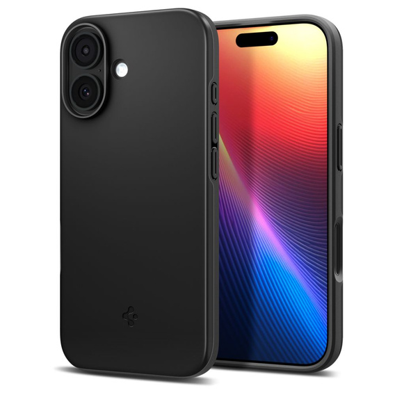 Spigen case for iPhone 17, Thin Fit Mag MagSafe, Black