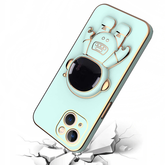 Case for iPhone 14 Plus, Astronaut, mint