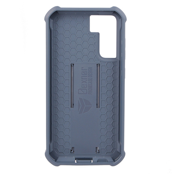 Armored case for Samsung Galaxy S21 FE, Dexnor Full Body, dark blue
