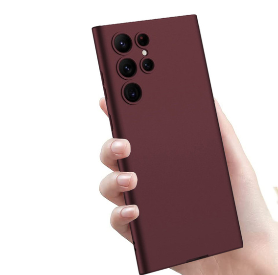 Case for Samsung Galaxy S23 Ultra, GKK Slim CamShield, maroon
