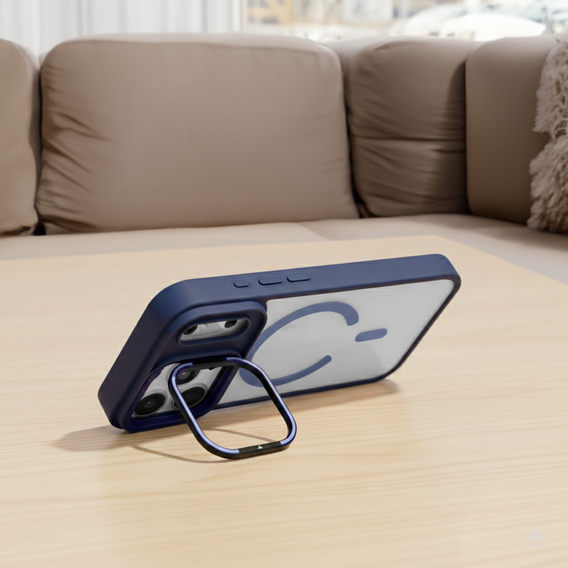 Case with stand and detachable lanyard, for MagSafe for iPhone 17 Pro