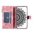 Flip case for Xiaomi Redmi Note 13 Pro 4G / Xiaomi Redmi Note 14S / Xiaomi Poco M6 Pro 4G, Mandala, pink rose gold