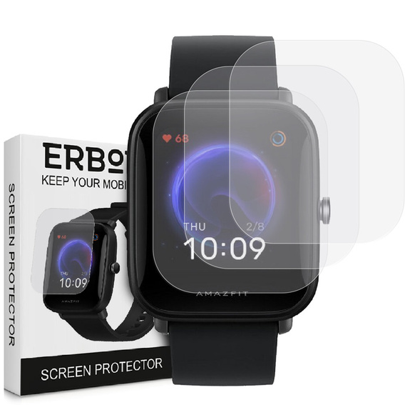 3x ERBORD hydrogel film for Amazfit Bip U Pro