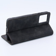 Case for Motorola Moto G53, ERBORD Vintage, wallet with flap, black