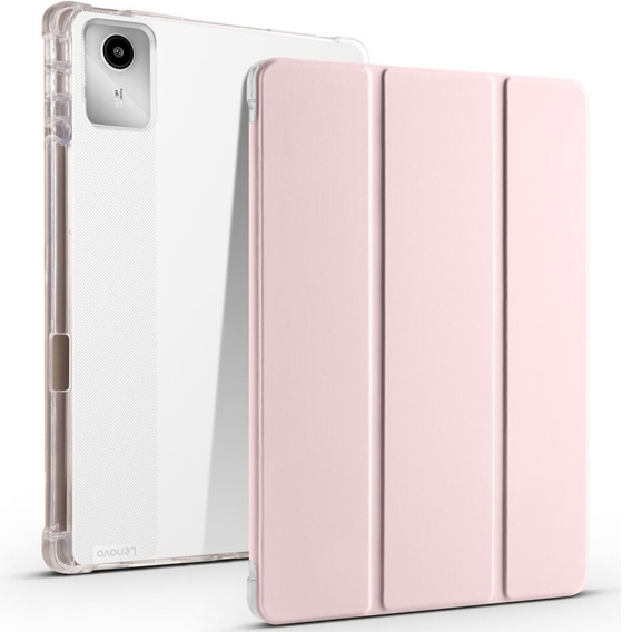 Case for Lenovo Tab M11, Smartcase Hybrid, with stylus space, pink