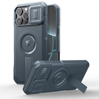 Armored case for iPhone 16 Pro Max, Dexnor CamProtect MagSafe, dark blue