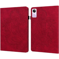 Flap case for Xiaomi Redmi Pad SE 11", flower, red