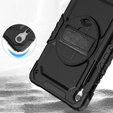 Armored Case for Samsung Galaxy Tab S10 Lite / S10 FE / S9 FE, protective 360 with stylus slot, black