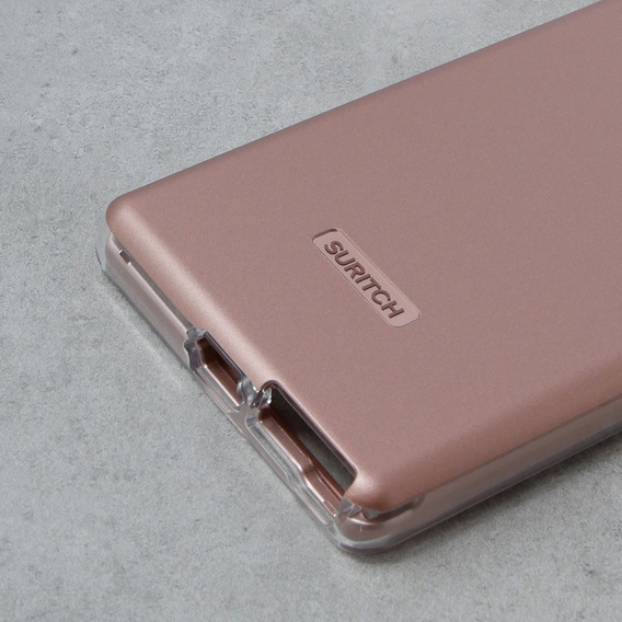 Case for Samsung Galaxy S23 Ultra, Suritch Full Body, pink rose gold