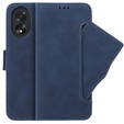 Flip case for Oppo A38 4G / Oppo A18 4G, Card Slot, blue