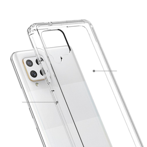Case for Samsung Galaxy A42 5G, Fusion Hybrid, transparent