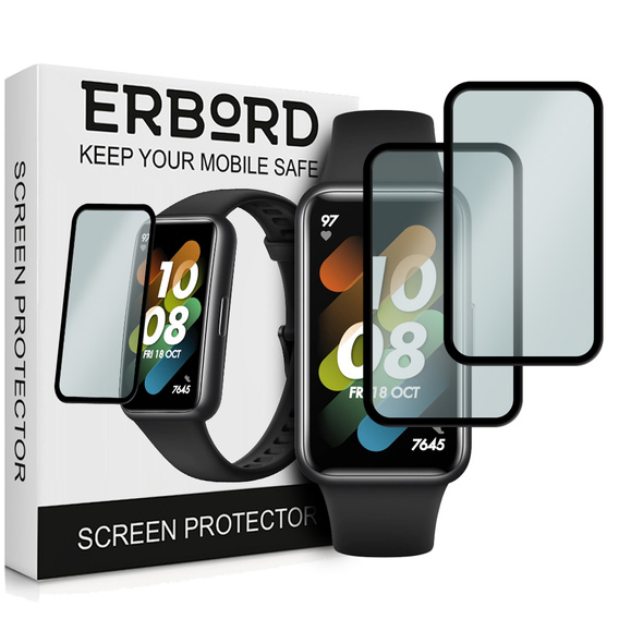 2x ERBORD Hybrid Glass for Huawei Band 7