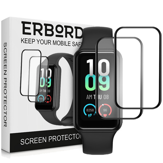 2x ERBORD Hybrid Glass for Amazfit Band 7