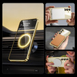 Case for Samsung Galaxy A05s, Electro MagSafe, gold + Screen Glass