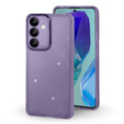 Case for Samsung Galaxy M55 5G, Glittery Powder, purple