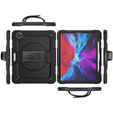 Armored Case for iPad Pro 12.9 2022 / 2021 / 2020 / 2018, protective 360 with stylus slot, black