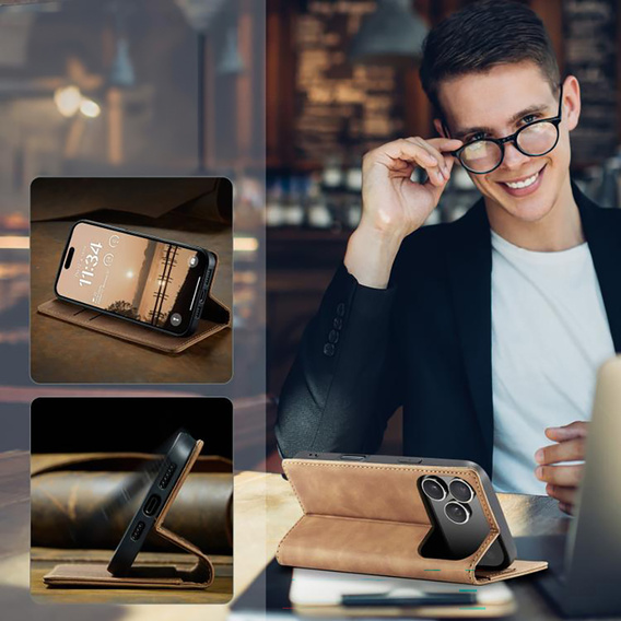 ERBORD Vintage case - flip wallet for iPhone 17 Pro Max